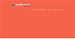 Desktop Screenshot of epochresources.com